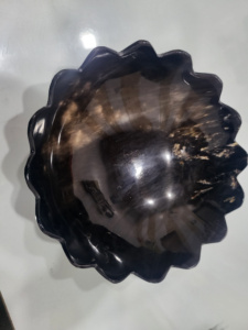 Japanese Handcrafted Water Buffalo Horn <b>Bowl</b> Unique Decorative Centerpiece for Food <b>Serving</b> Sustainable Horn <b>Bowl</b> - Product Image 6