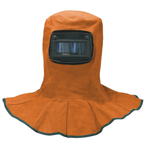 Premium Quality Cowhide Split Leather Welding Hood for Safety for Industrial Heat Spark Resistant Heavy Duty Welder <b>Cap</b> Hood - Product Image 5