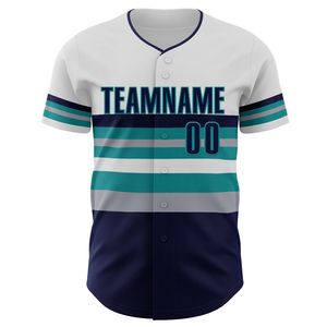 Maillot de baseball unisexe à manches courtes, boutonné sur le devant, imprimé par sublimation, respirant, anti-humidité, en polyester, avec nom d'équipe, pour adulte, athlétique - Product Image 5