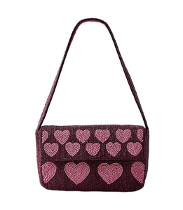 Sac à bandoulière personnalisable avec motif chat perlé, entièrement fait main en Inde, broderie de perles de rocaille de luxe exquise, pochette de soirée pour femme - Product Image 1