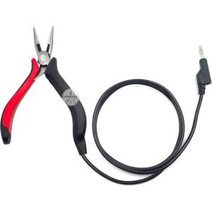 Pince à sertir en acier inoxydable pour la fabrication de bijoux (bracelets/DIY) – Légère, travail fluide, câble sécurisé de 3 pieds - Product Image 1