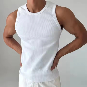 Camisetas sin mangas de punto casuales para hombre, de secado rápido, para entrenamiento, camiseta muscular, camisetas ligeras para correr - Product Image 1