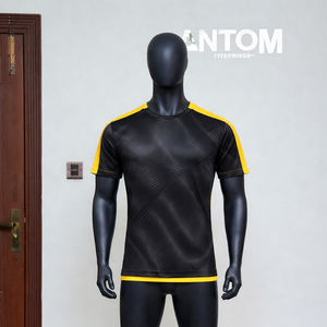 ขายส่งที่กําหนดเองเสื้อทีมฟุตบอลคลับทีมจูเนียร์2024/22บ้านย์สีฟ้าและสีเหลืองเสื้อฟุตบอลที่กําหนดเองเสื้อยืด - Product Image 2