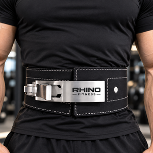Ceinture de Soutien Lombaire Ajustable en Néoprène Rhino Fitness – Modèle Enveloppant pour Adultes, Noir, avec Système à Levier – Nouveauté - Product Image 6