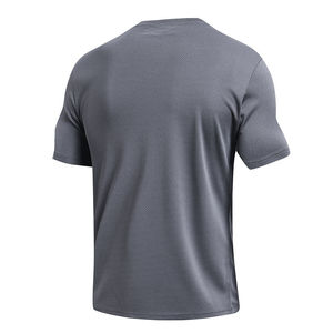 Ropa Deportiva al por Mayor de Fábrica, Camisetas de Gimnasio para Hombre, Ligeras, de Secado Rápido, con Logotipo Personalizado, Ropa para Correr de Spandex/Poliéster - Product Image 2