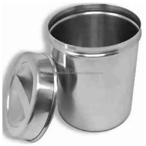 High Quality WARSAW MEDICAL Dressing Jar Stainless Steel ISO & CE Certified Hollowware Instruments | needle holder - Product Image 1