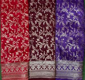 Tissu brodé de qualité supérieure pour vêtements de mode féminine, vêtements de créateurs, robes de soirée, kaftans, abayas, vêtements de mariée - Product Image 3
