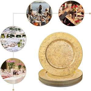 Assiette de présentation texturée haut de gamme pour fêtes et banquets - Product Image 2
