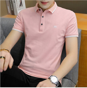 Polo de Algodón Blanco para Hombre, Manga Corta, Cuello Alto, Casual, Logotipo Bordado en la Parte Delantera, Corte Regular, Tejido de Punto - Product Image 5
