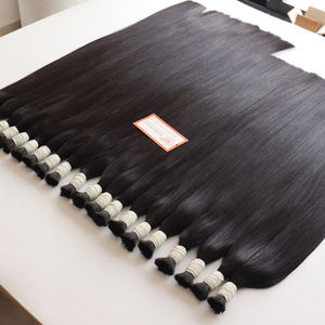 Livraison directe 100% extensions de cheveux vietnamiens bruts vierges à cuticule alignée en vrac couleurs noires prix bon marché - Product Image 3