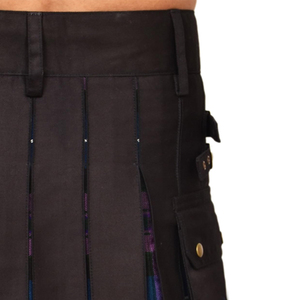 Kilt Moderno de Tartán para Hombre, Diseño Escocés del Clan Cumming de 8 Yardas, Hecho de Tela de Lana Acrílica de 16 oz, Color/Talla/Logotipo Personalizados, OEM Tuba - Product Image 3