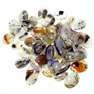 Natural Montana Agate Cabochon Loose Semi-Precious Gemstone 10-60mm Customizable Shape Unenhanced Jewellery Making <b>Top</b> India - Product Image 6