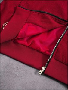 <b>Men's</b> Corduroy Zip Up Varsity <b>Jacket</b> Streetwear Trendy Graphic <b>Long</b> Sleeve Baseball Bomber <b>Jackets</b> Outwear - Product Image 4