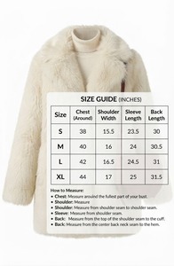 Women's for Denim Faux <b>Fur</b> <b>Trench</b> <b>Coat</b> Long Length Open Front Casual Winter Eco-Friendly Thick Fluffy Outerwear - Product Image 6