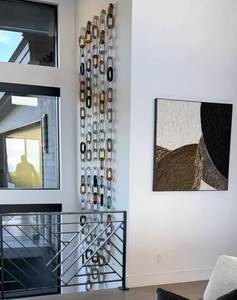 Escultura de Cadena de Eslabones de Resina Hecha a Mano, Forma Irregular, Decoración Moderna para el Hogar, Color Personalizado, Alta Calidad - Product Image 3