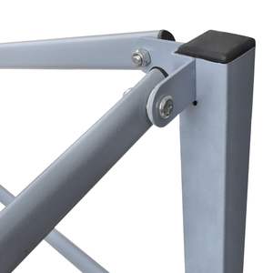 เต็นท์ป๊อปอัพแบบพับได้สีครีม 9.8'x9.8' พร้อมผนัง 4 ด้าน - Product Image 6