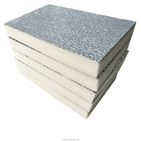 Panneaux en aluminium pré-isolés, panneaux de conduits en mousse de polyuréthane PID pour système CVC écoénergétique avec aluminium de 150 microns. Feuille