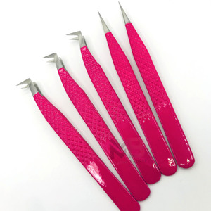 Pinzas para Extensión de Pestañas en Stock, Pinzas Resistentes Personalizadas para Extensión de Pestañas, Pinzas para Extensión de Pestañas de Color Personalizado - Product Image 6