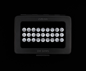 Diamantes cultivados en laboratorio, corte redondo suelto de 2.1-2.5 mm, diamantes cultivados en laboratorio CVD-HPHT, diamantes blancos creados en laboratorio para joyería al por mayor. - Product Image 2