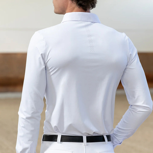 T-shirts équestres de qualité supérieure pour hommes, respirants, à séchage rapide, services OEM ODM, chemises d'équitation - Product Image 2