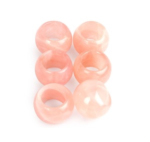 Juego de servilleteros de resina hechos a mano de lujo para decoración de mesa de comedor moderna y accesorios para bodas. - Product Image 1