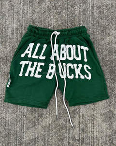 Gran oferta, pantalones cortos de sudor personalizados para hombre, pantalones cortos desgastados con cordón elástico bordado con apliques de algodón 100% - Product Image 2