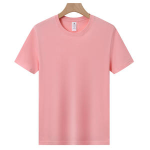 Camiseta de Manga Corta para Hombre, Cuello Redondo, Algodón Gris, Corte Regular, Color Sólido, Estilo Casual, Tejido de Punto, Diseño Liso - Product Image 6