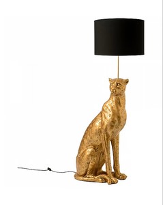 Luxury Modern Leopard Animal Design <b>Table</b> <b>Lamp</b> Decorative Tabletop Diwali Home Decor Manufacturer India - Product Image 3