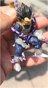 Colgante Personalizado de Personajes Hip Hop con Diamantes, 100% Aprobado por el Probador de Diamantes, Plata S925, Moissanita VVS, Chapado en Oro de 18K, GRA - Product Image 4