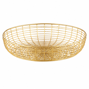 Corbeille à fruits multifonctionnelle moderne en chrome écologique, corbeille à fruits carrée en fil métallique pour comptoir de cuisine, porte-légumes en métal - Product Image 3