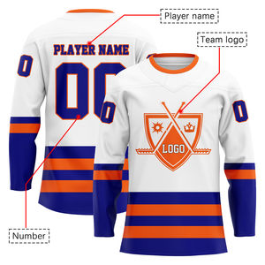 Conjunto de Uniforme de Hockey sobre Hielo Transpirable Personalizado, Sublimación o Bordado, OEM, Venta al Por Mayor, Muestra Gratuita Disponible, 100% Poliéster - Product Image 2