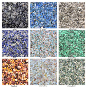 Surtido de Virutas de Piedras Preciosas Pulimentadas, Piedras Semipreciosas Naturales para Feng Shui, Decoración del Hogar y Manualidades - Product Image 5
