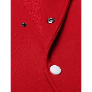Varsity Jacket for <b>men</b> showcasing a clean modern fit with rib edges and smooth finish made for cold season dressing - Product Image 4