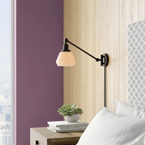 โคมไฟติดผนังสีดำแบบมินิมอล รูปทรงกลม ดีไซน์งานฝีมือโลหะ - Product Image 4