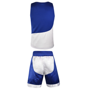 Conjunto de Uniforme de Boxeo Personalizado, Ropa de Artes Marciales con Impresión Personalizada, Elástica, Transpirable, de Secado Rápido, Chaleco Corto para Boxeo Deportivo al Aire Libre - Product Image 3