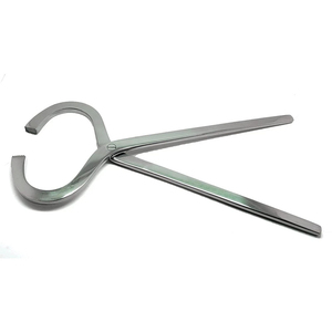 Testeur de sabots vétérinaire réglable Ryding en acier inoxydable robuste, outil de fermeur équin avec conception à mâchoires parallèles, personnalisé - Product Image 1