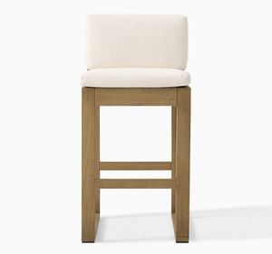 Conjunto de Muebles de Jardín de Diseño Tropical en Madera de Teca Sólida Moderna con Mesa Alta y Sillas, Acabado Natural, para Sala de Estar o Patio - Product Image 5