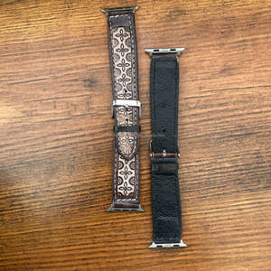 Top Quality Hand <b>Tooled</b> Designer Stylish Genuine Leather <b>Watch</b> Bands for Women Vintage Luxury Replacement <b>Straps</b> for Smartwatch - Product Image 5