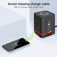 Hot Sell Desk Socket OEM 3 Outlet Type A C Cube Power Electrical AU Standard Extension Socket Power Strip avec Usb