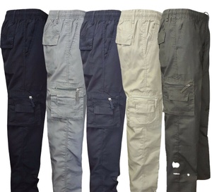 Pantalones casuales de Bolsillo grande verde de calidad superior para hombre Mejor logotipo personalizado sin mangas - Product Image 2