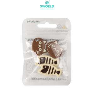 New Top Resin Decoupage Irregular Badge Emblem Cute And Unique Charm Design Hole Accessories and Block Accessories - Product Image 1