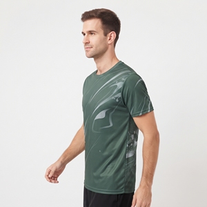 Camiseta Deportiva Sublimada para Hombre, Personalizada con Estampado Completo, Transpirable, para Gimnasio, Fitness, Running, Entrenamiento Atlético - Product Image 3