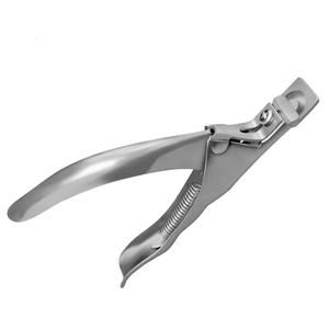 Acrylic Nail Clipper 5.5 Inch Stainless Steel False Nails Cutter Professional Artificial Nail Tip <b>Trimmer</b> Manicure Tool - Product Image 1