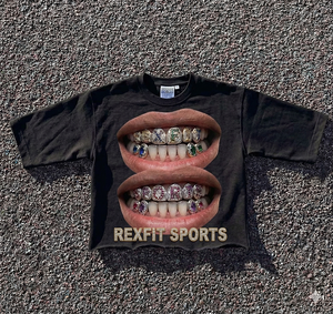 T-shirt court à col rond imprimé numériquement de haute qualité pour hommes, personnalisé, 100 % coton épais, motif graphique, coupe oversize - Product Image 5