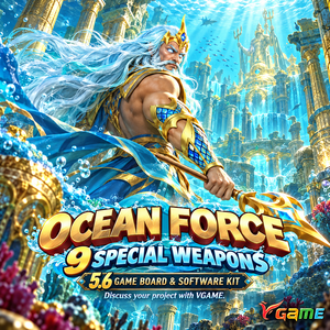 ชุดซอฟต์แวร์เกม Ocean Force 5.6 สำหรับโครงการตู้เกมอาร์เคด 2 3 4 6 8 10 ผู้เล่น - Product Image 2