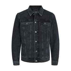 Latest Design Men's <b>Denim</b> <b>Jackets</b> Full Sleeves Light Color <b>Denim</b> <b>Jackets</b> <b>Custom</b> Made With Customised Logo - Product Image 3