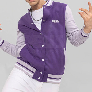 Chaquetas Letterman para Hombre al Mejor Precio, Servicio OEM, Chaquetas Letterman Lisas Teñidas para Hombre, Ropa de Moda Nueva y Moderna - Product Image 5