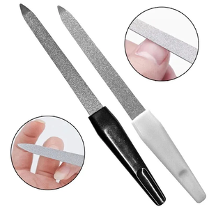 Lime à ongles professionnelle 1 pièce, lime à ongles en métal double face de haute qualité pour manucure et pédicure, logo personnalisé - Product Image 5
