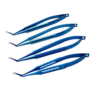 Ensemble de micro-pinces et porte-aiguilles en titane anodisé pour interventions microchirurgicales délicates - Fournisseur en gros - Product Image 2