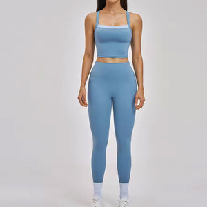 Ensemble de yoga pour femmes : Leggings de sport, shorts d'entraînement, débardeur de sport respirant et à séchage rapide, faux deux-pièces, jupe de tennis – Écoresponsable - Product Image 5